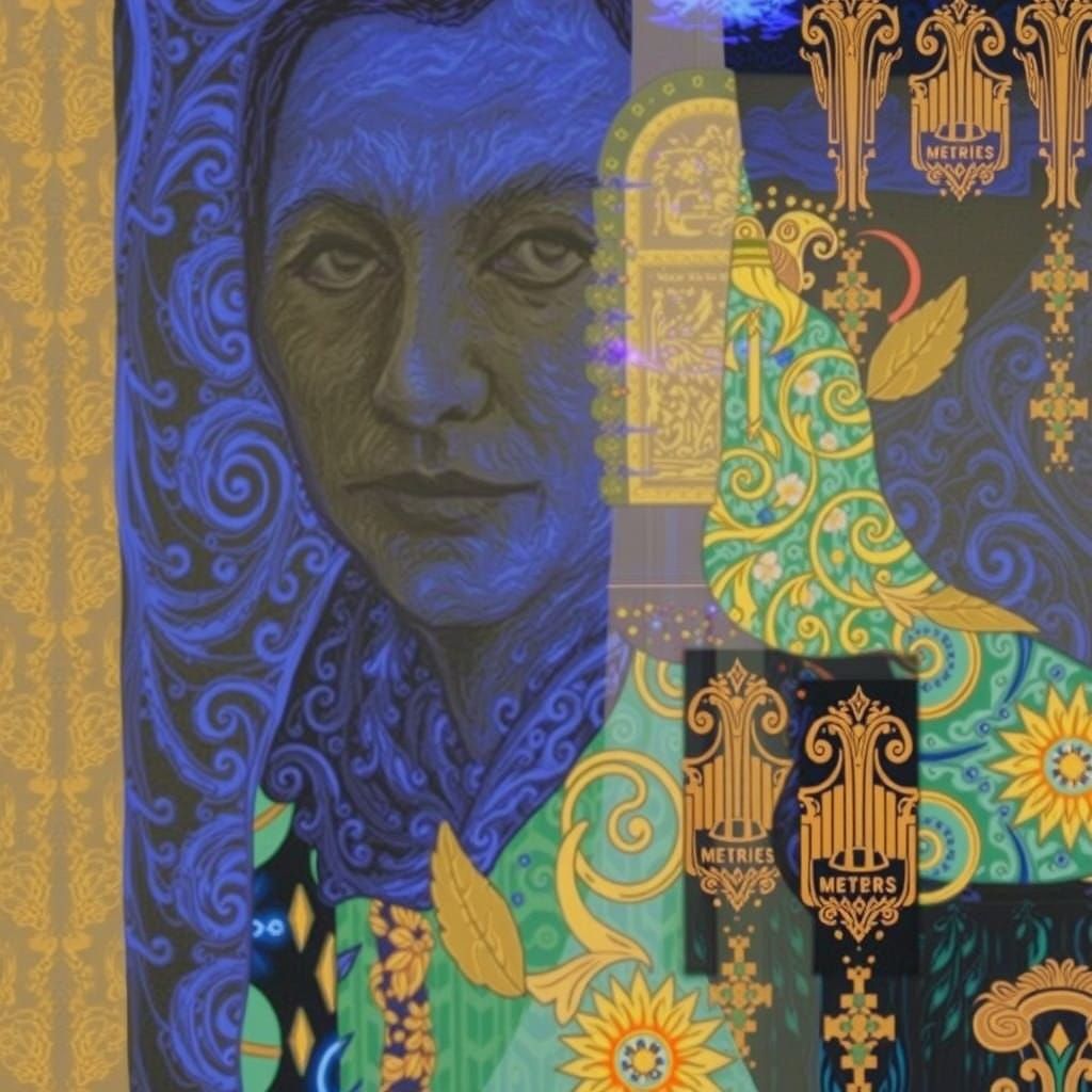 Luminous Holograms of a Woman's Life in Ephemeral Beauty