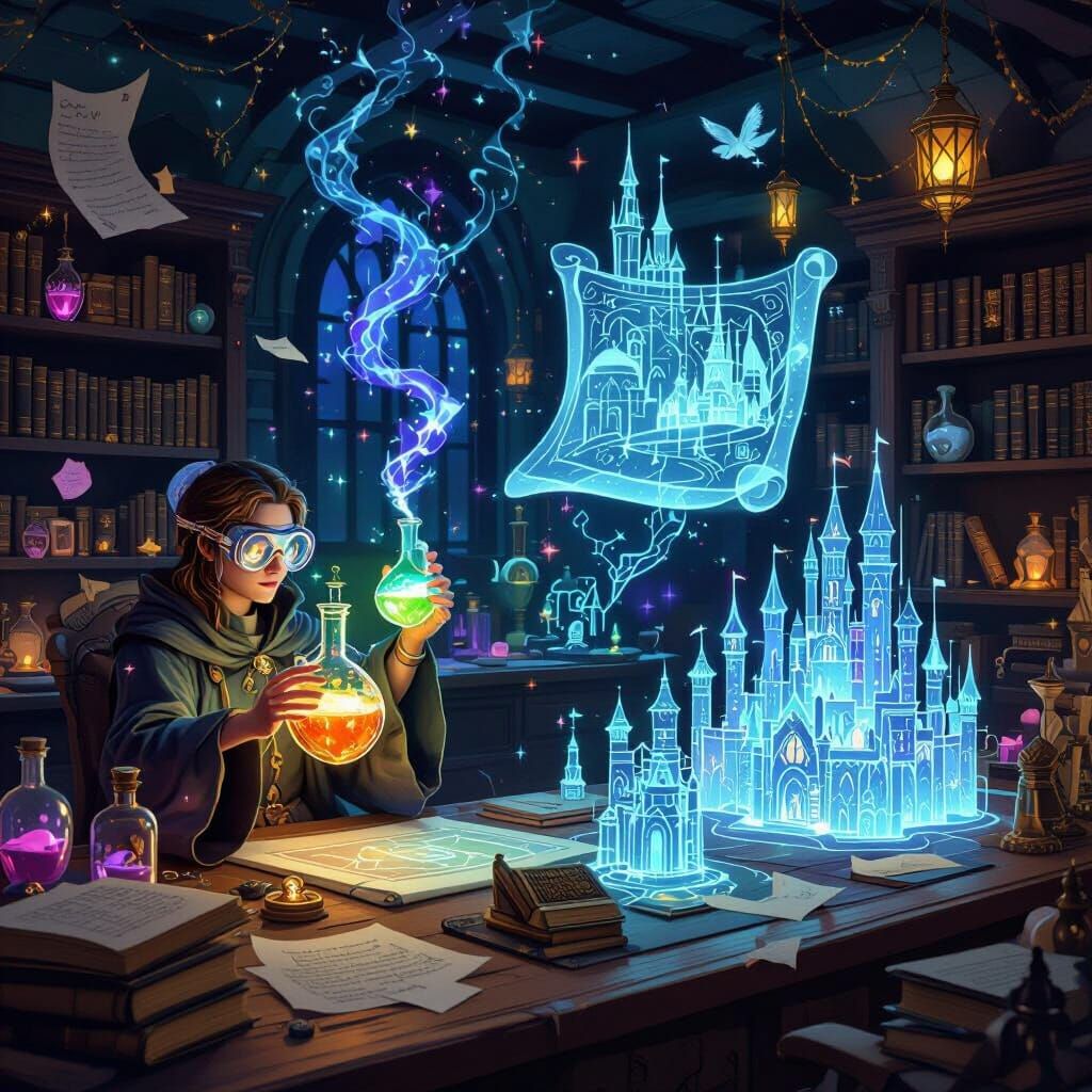Mystic Office with Potion Tester and Dream Designer