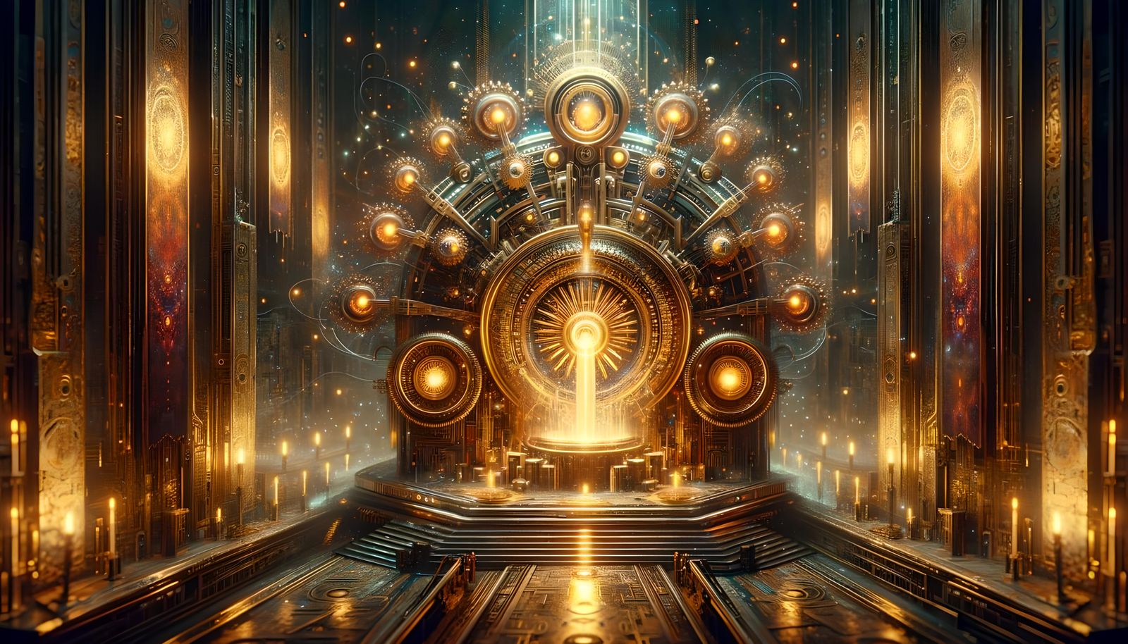 Mastermind mashine stunning look that creates epic glowing g...