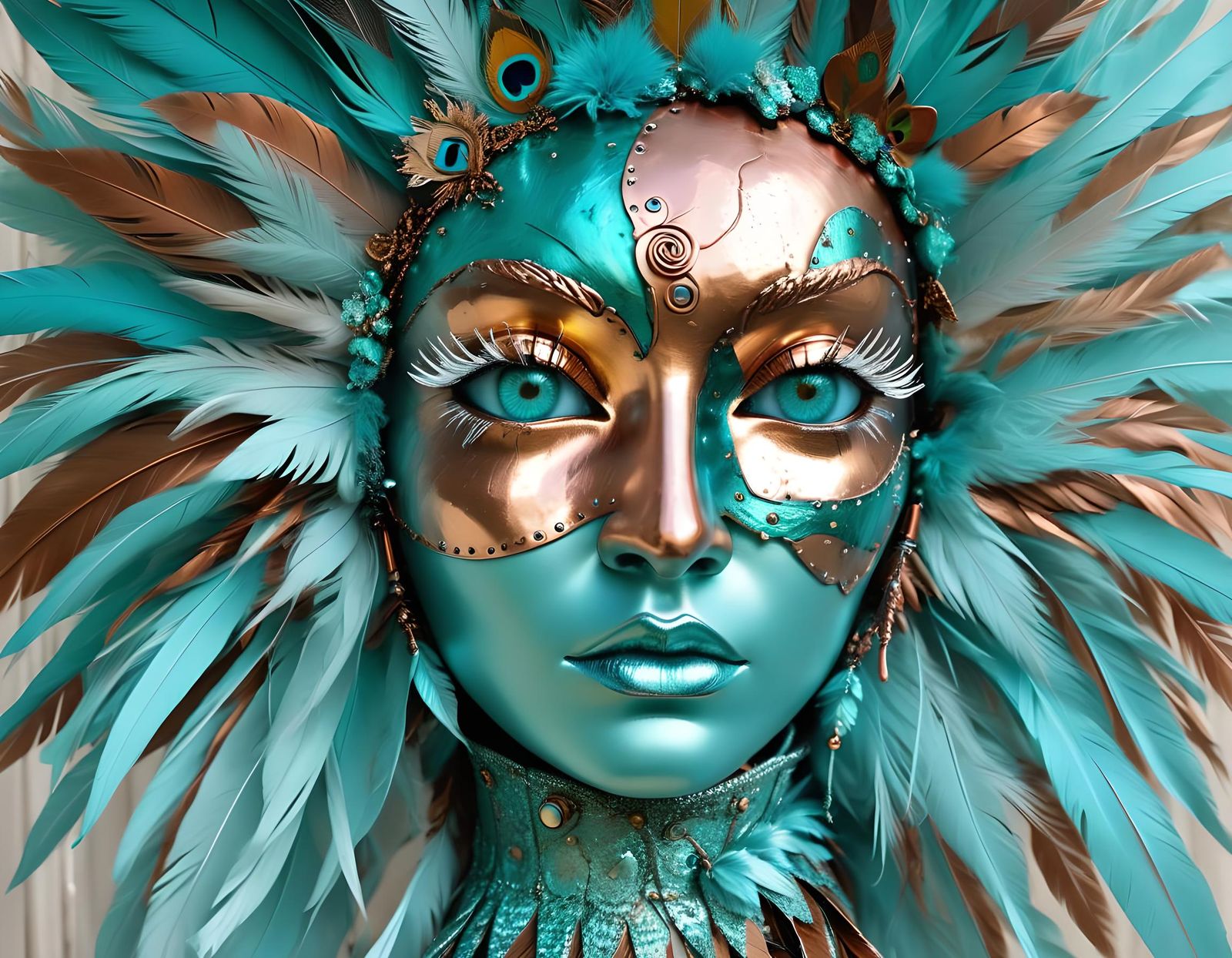 Giant Head Seeks Passion in Troubled Times