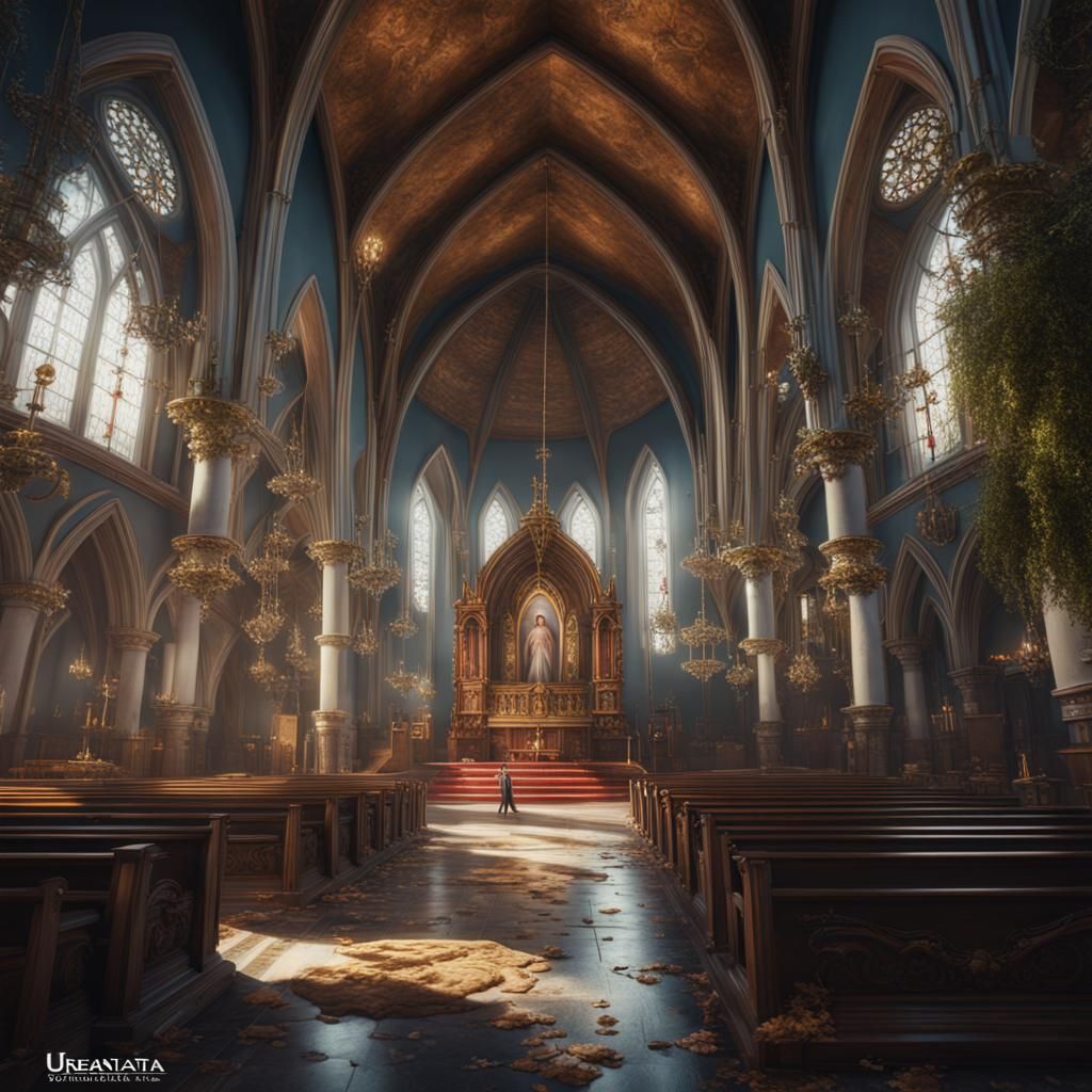 Tony Montana Preaching in Irish Church: Detailed Matte Paint...