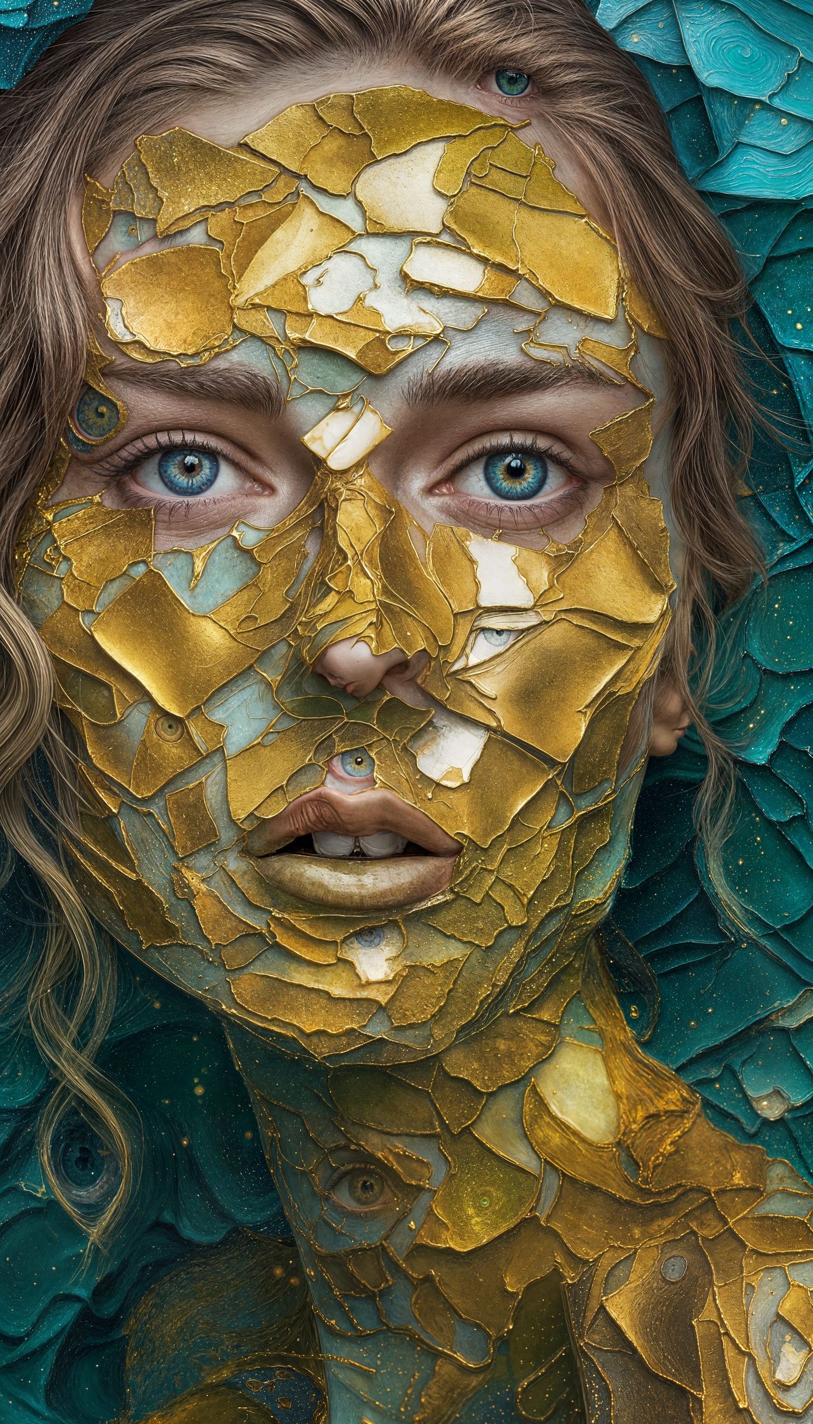 Dream Painter Reflecting Van Gogh's Starry Night