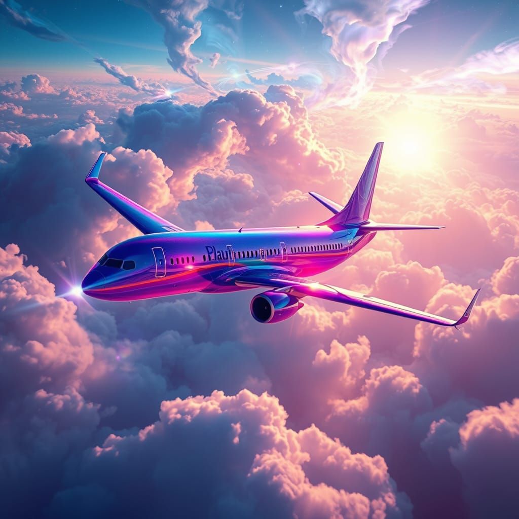 Surreal Airlines Soars into Celestial Realms