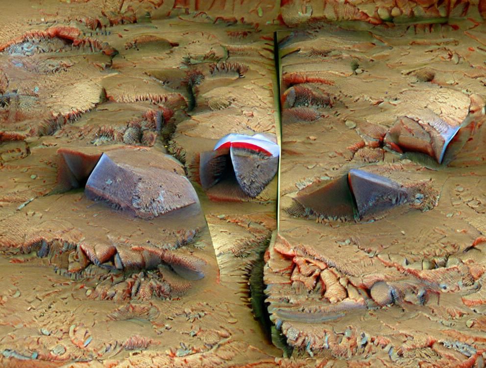 3D Stereo Photo of the Surface of Mars