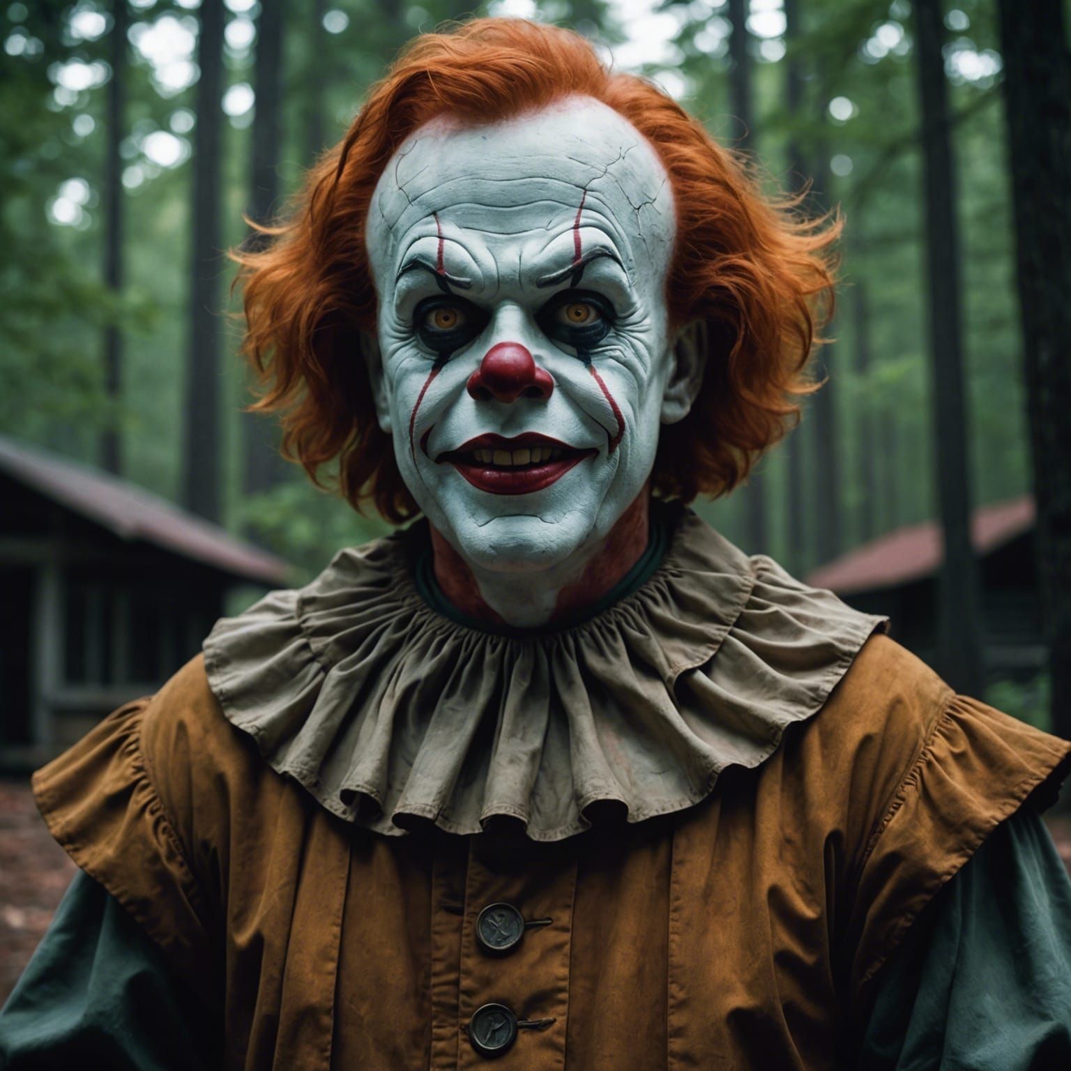 Pennywise from "It": Cinematic Film Still