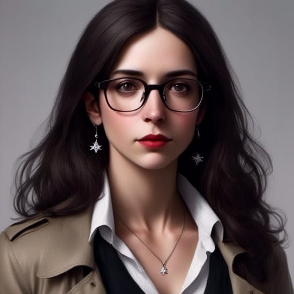 Rosh Hashanah Portrait with Star of David Pendant