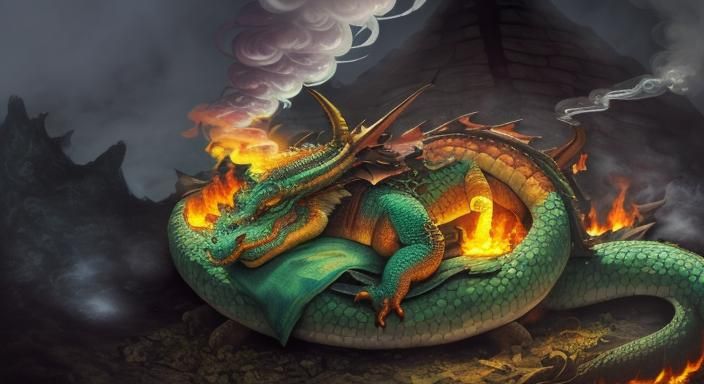 Dragon Dreaming of Burning Villages
