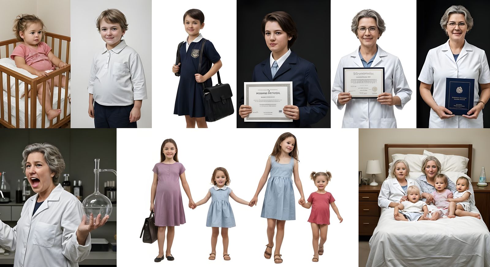 A Woman's Life in Nine Portraits