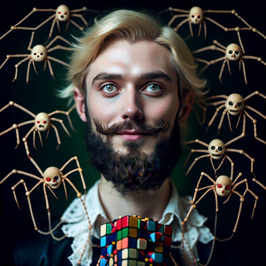 In a magic Rubik's cube horror world