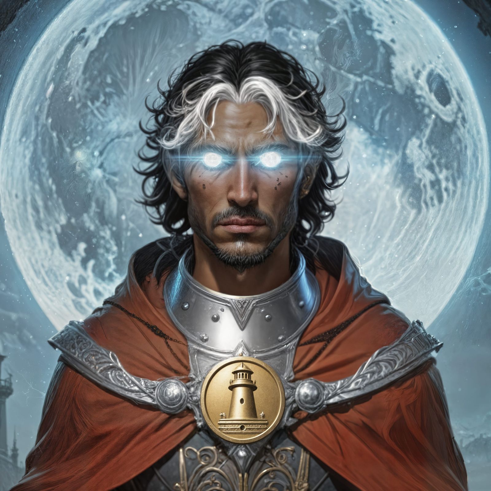 Druid Character Concept Art in Dark Fantasy Style