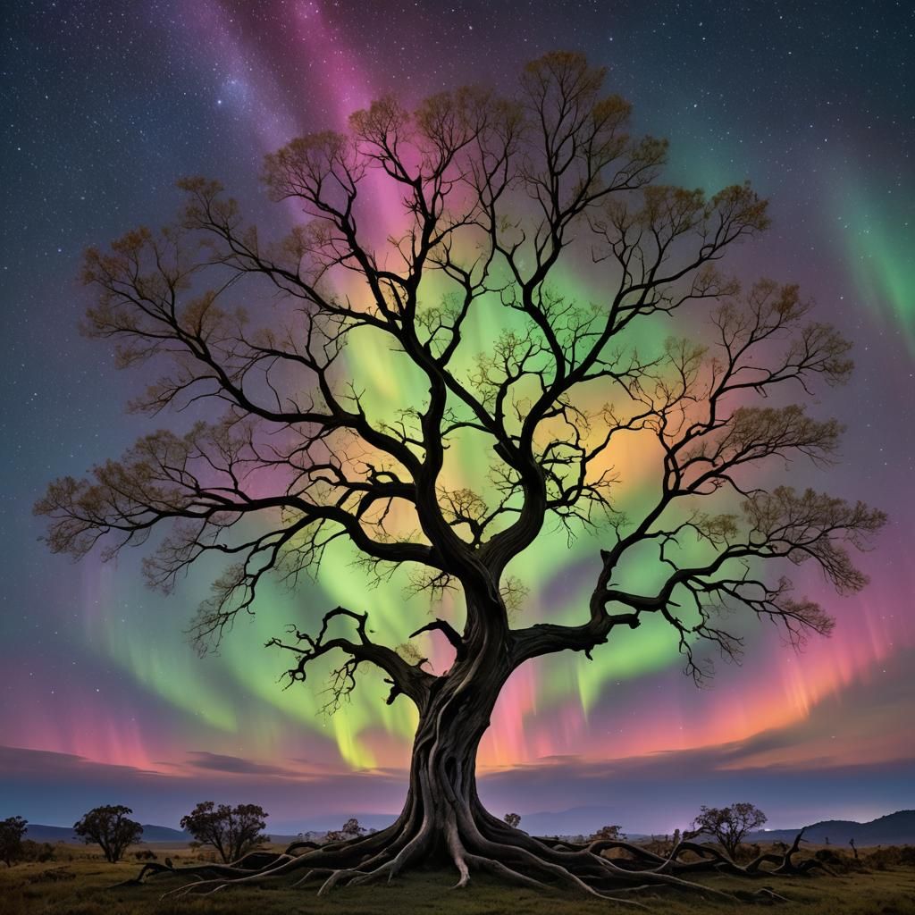 Luminescent Tapestry of Compassion in Ethereal Expanse