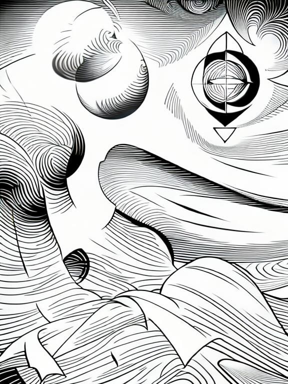 Futuristic Angel of Music and Peace