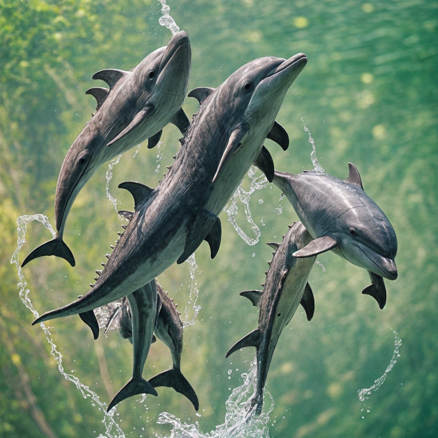 Hydra-Headed Dolphin: Professional Wildlife Photography