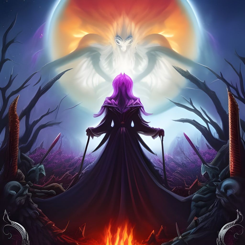 Demonic Paris Fantasy in Digital Art