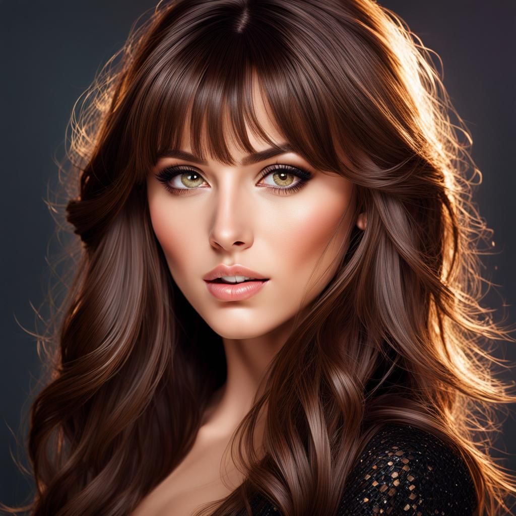 Beautiful Spanish Woman with Dynamic Lighting