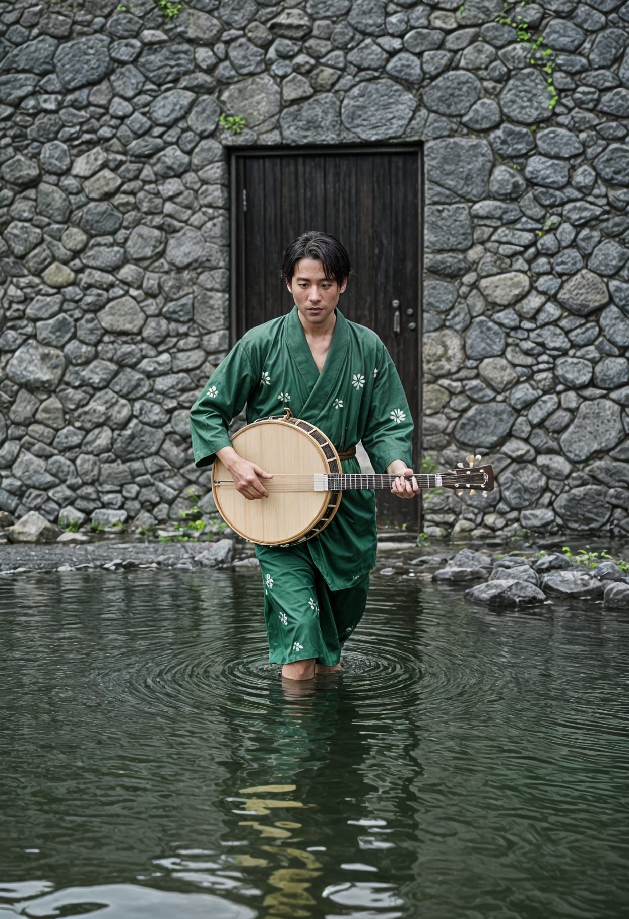 Surrealist Banjo Encounter in a Japanese-Inspired Icelandic ...