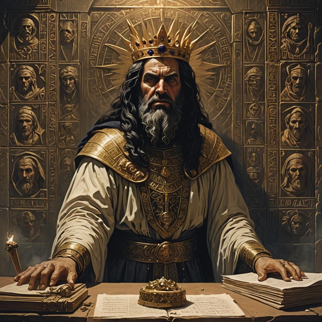 King Belshazzar's Horror: The Writing on the Wall