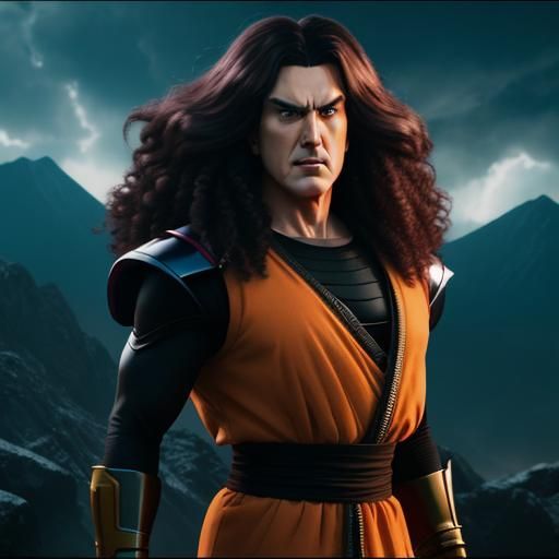 Weird Al Yankovic as Dragonball Z Character