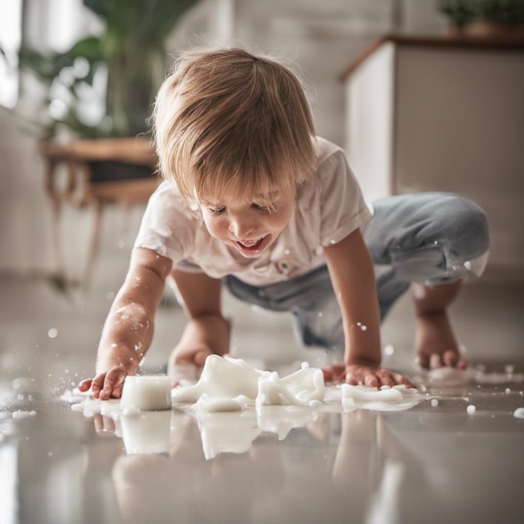 a youngster crying