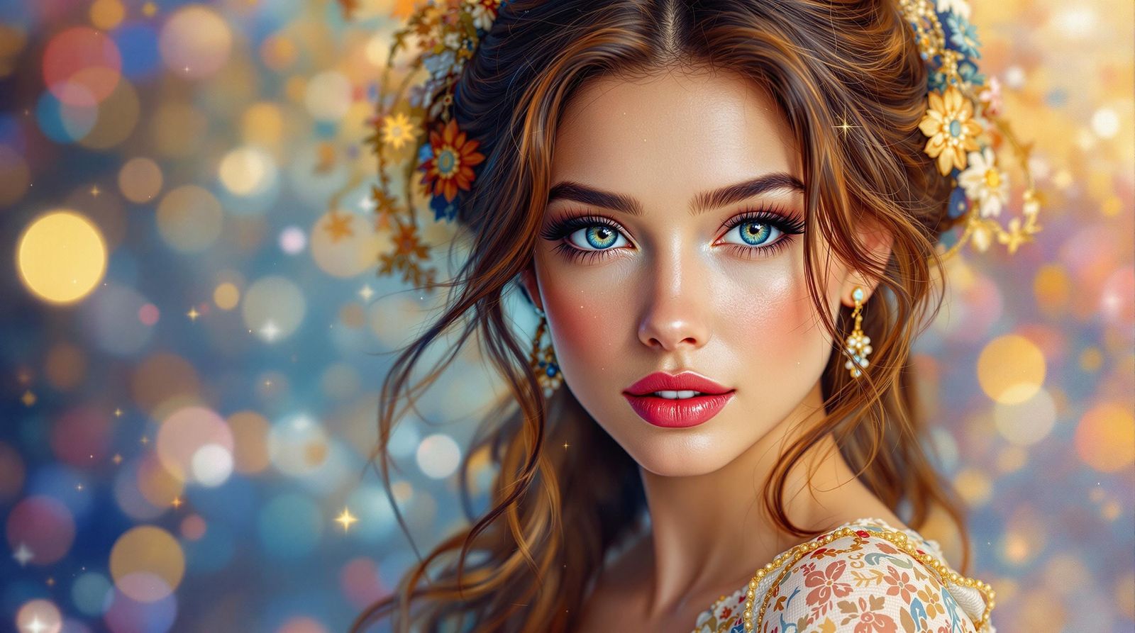 Portrait of a beautiful woman