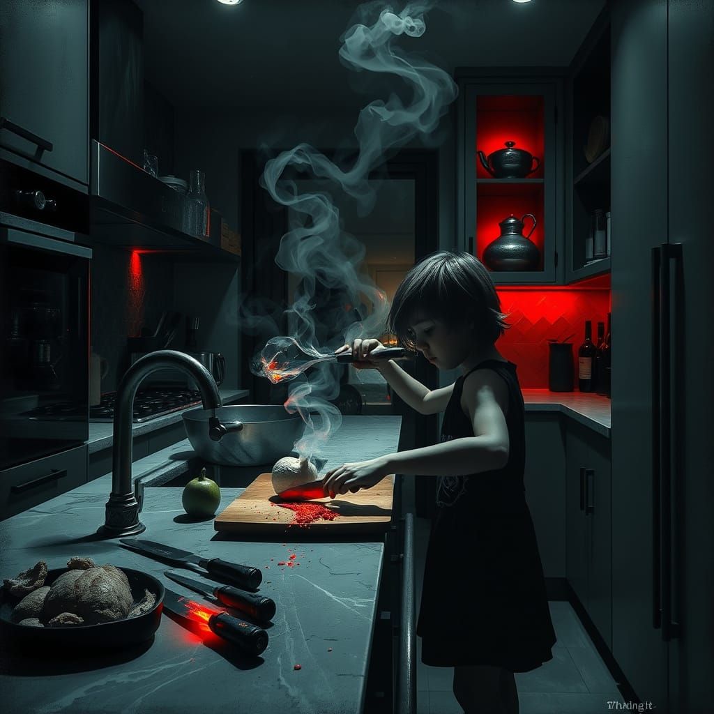 Dark Magic Creatures Thrive in Modern Sydney Kitchen