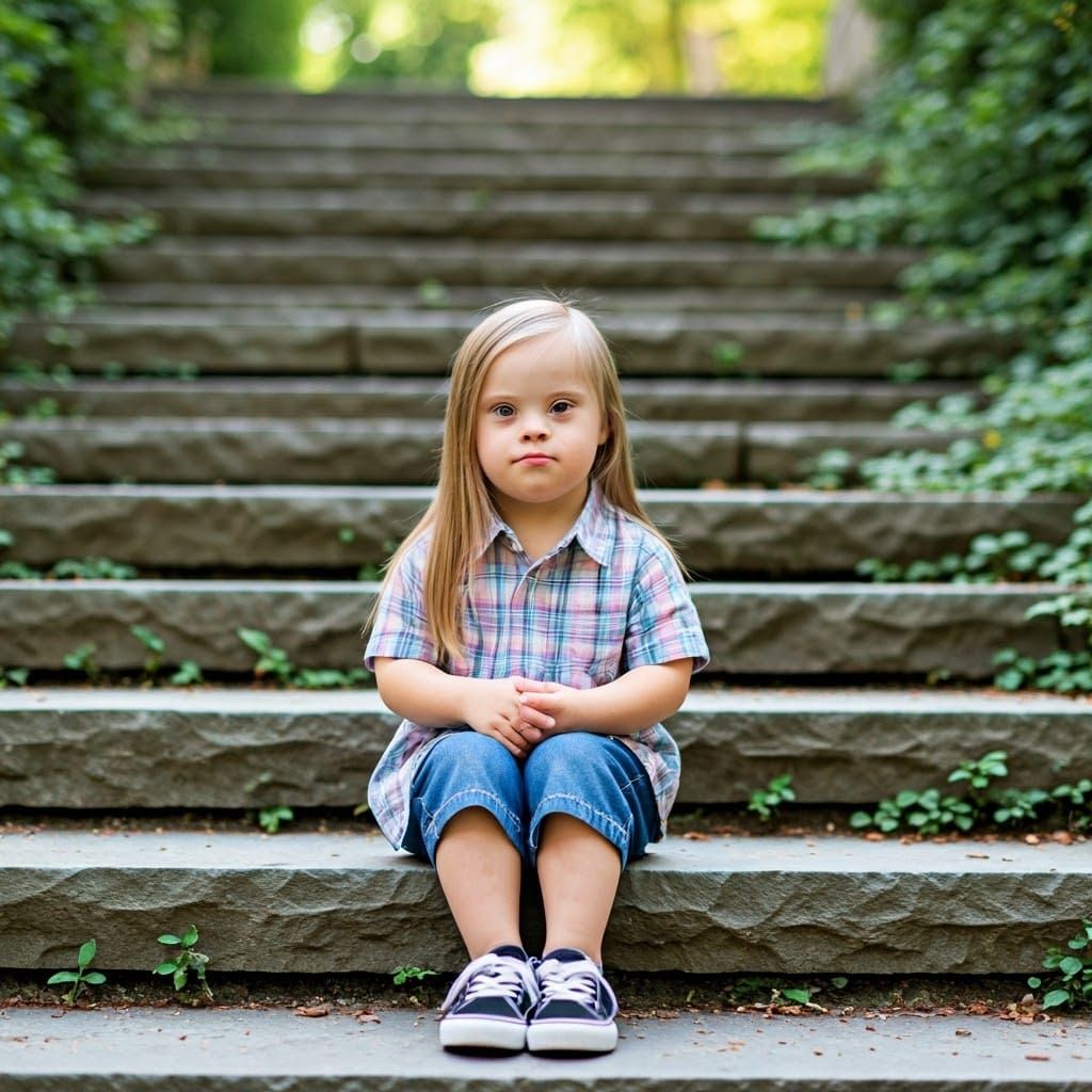 Innocent Joy in a Serene Setting
