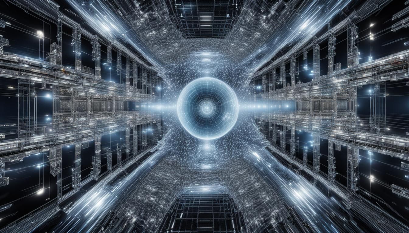 Quantum Computer Universe Simulation in Photorealistic 3D