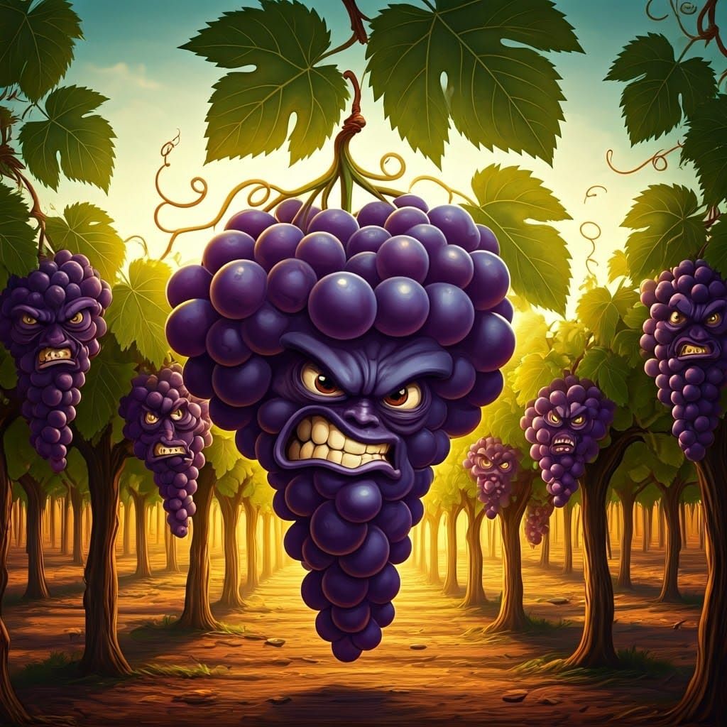 Vineyard Vixens in Fiery Disguise