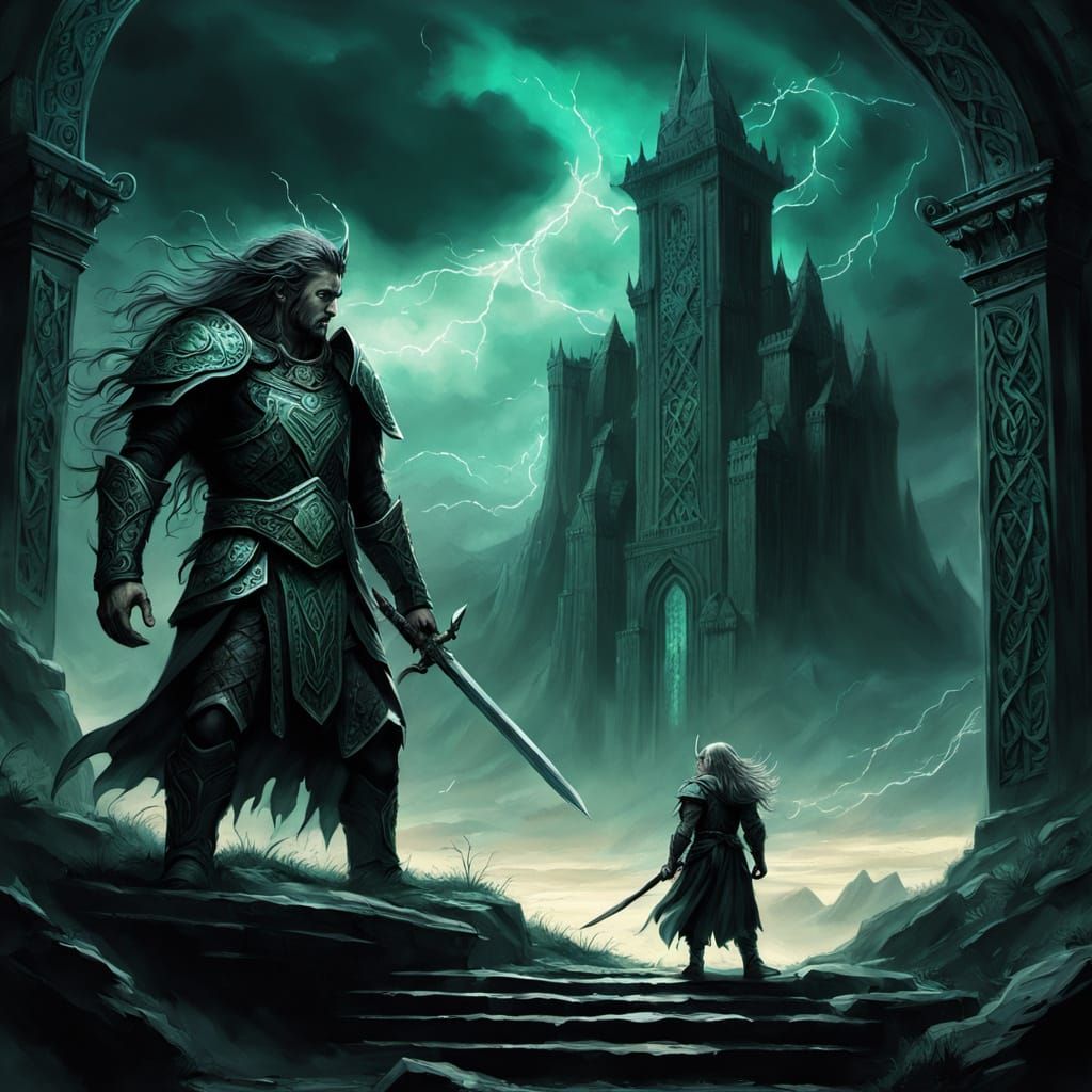 Sidhe Warrior Emerges from Fae Portal