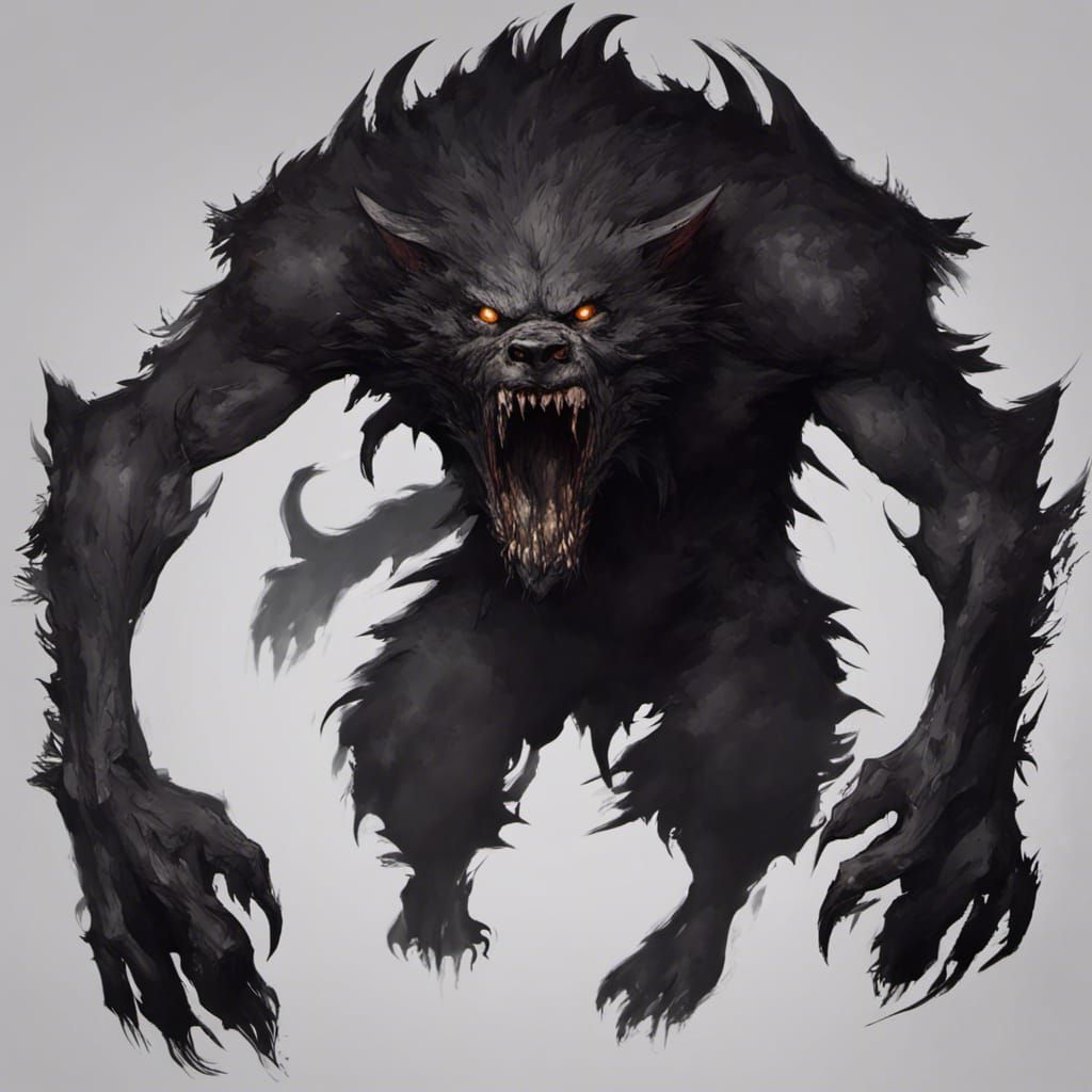 Dreaded Worg: Night-Black Terror in Dark Forest
