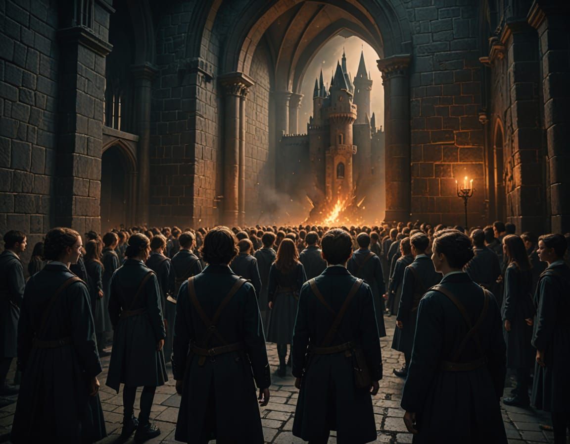 Dark Academia Students Storm a Castle in a Cinematic, Moody ...