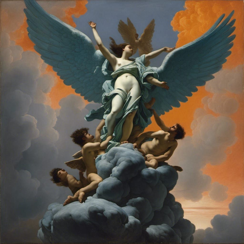 Angels Ascending in Academic Style