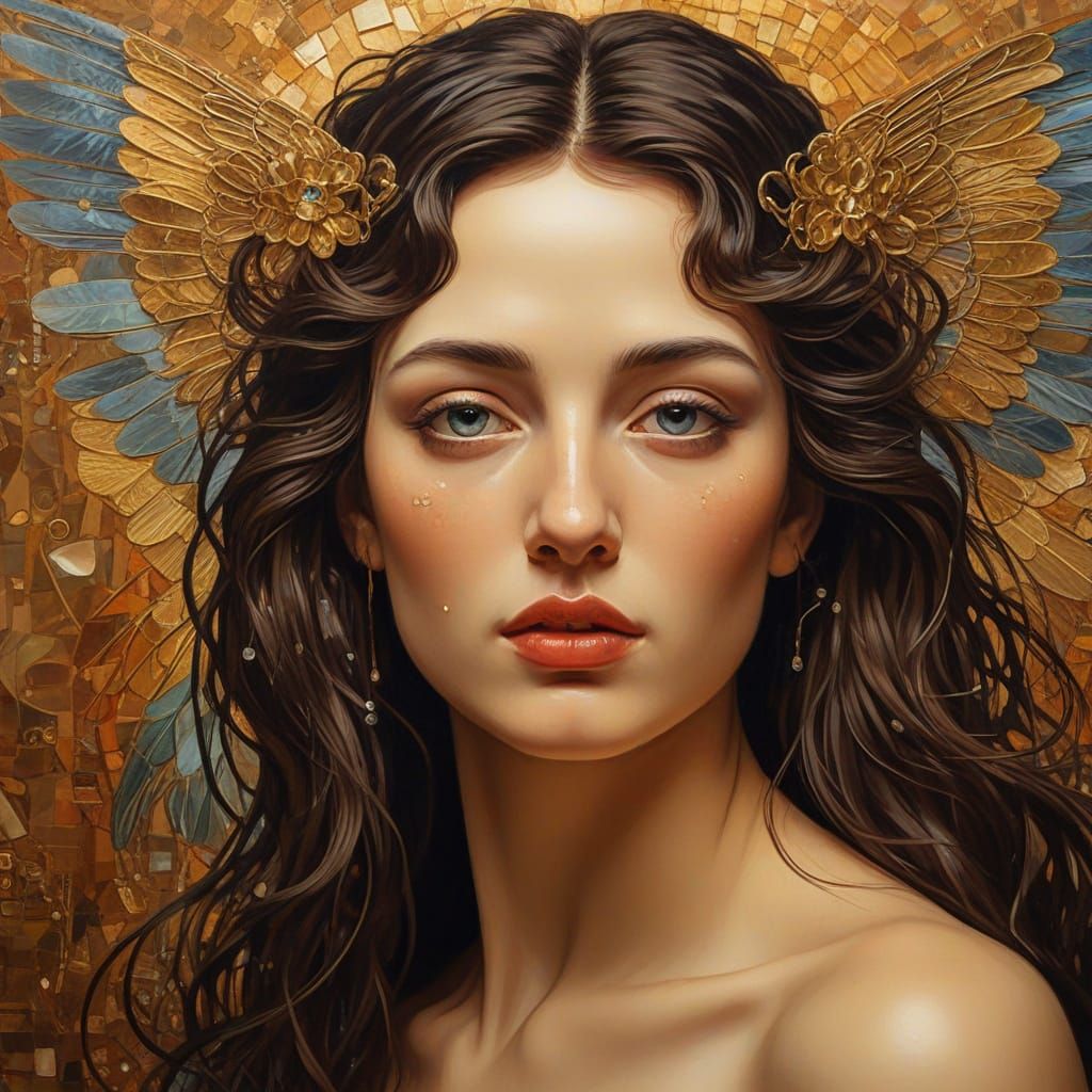 Extreme futuristic Angel