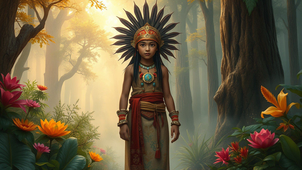 Kolyu in Misty Forest, in James Gurney Style