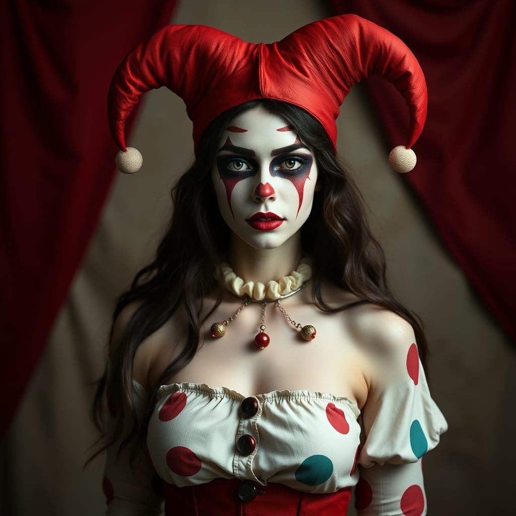 Opless Jester Girl