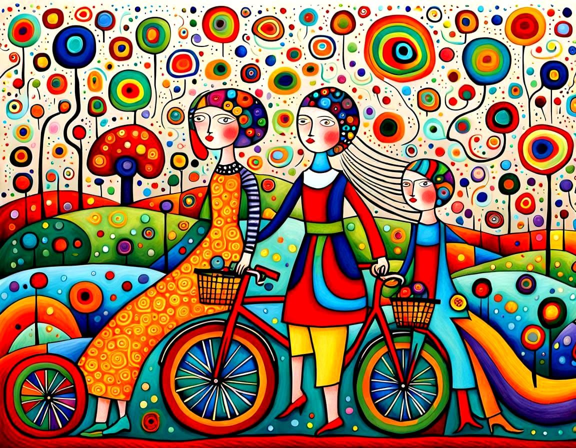 happy bodys   rides a bikes hice tomn   asymmetrical lines  ...