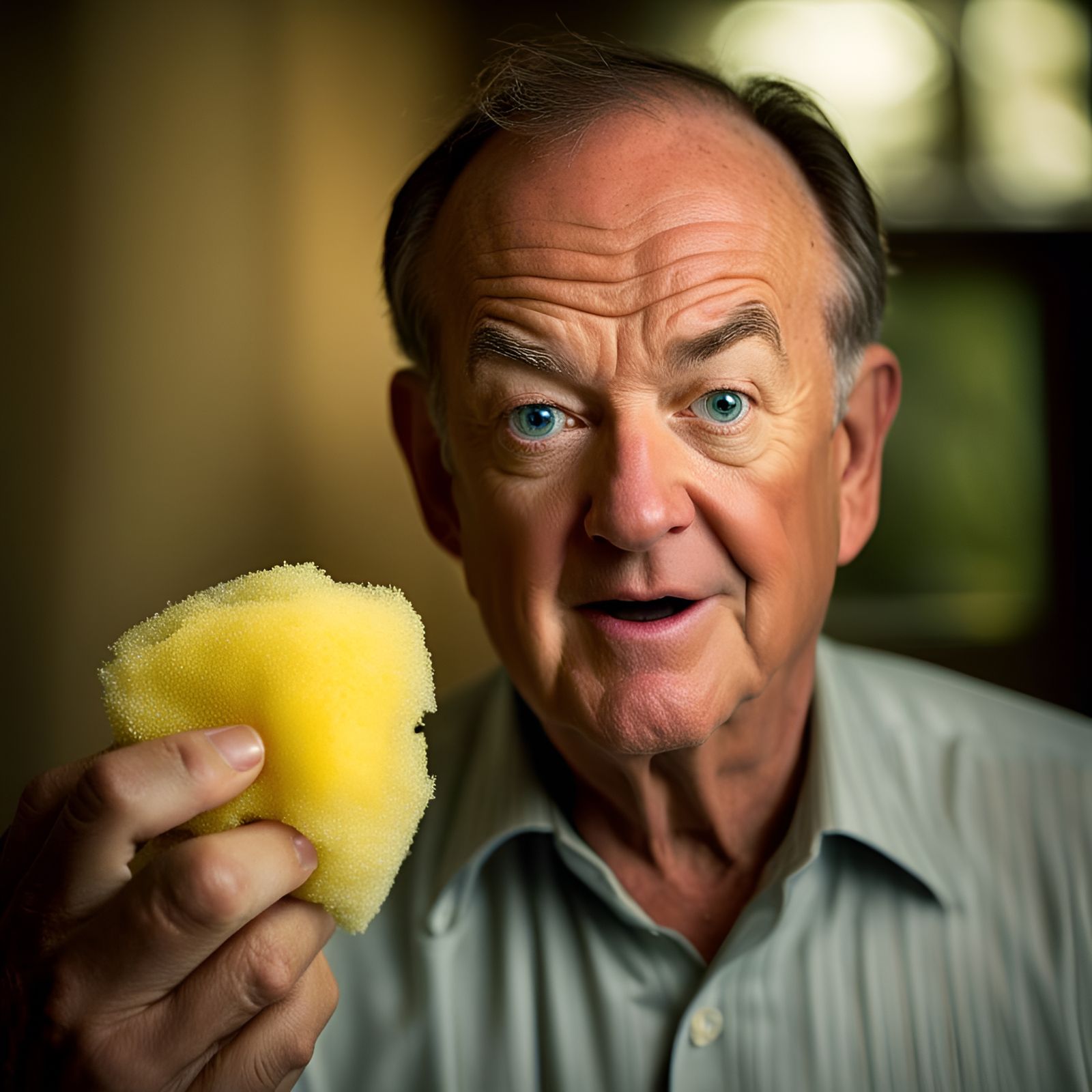Bill O'Reilly Eats Loofah Sponge: Professional Portrait