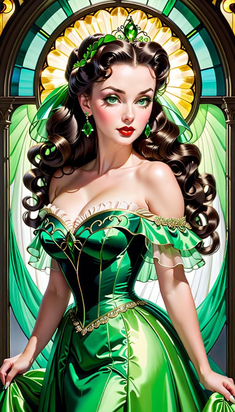 Pin Up Scarlett O’Hara - Version 2