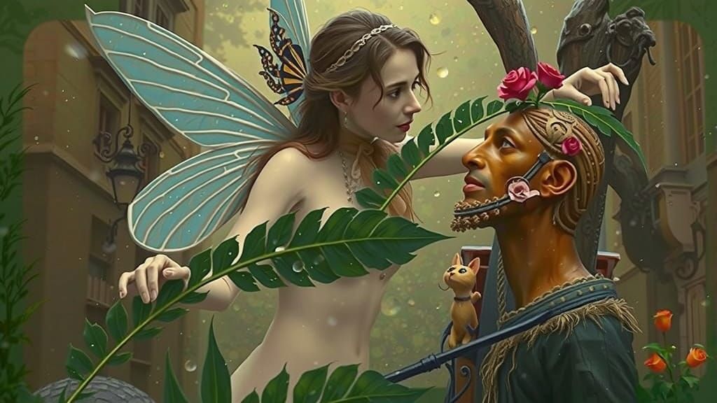 Beethoven in Vienna Oil Painting Style