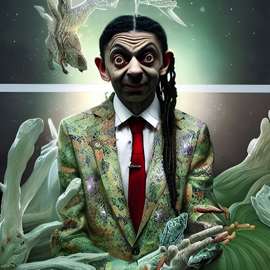 Dreamy Sci-Fi Hybrid Portrait Inspired by Digital Art