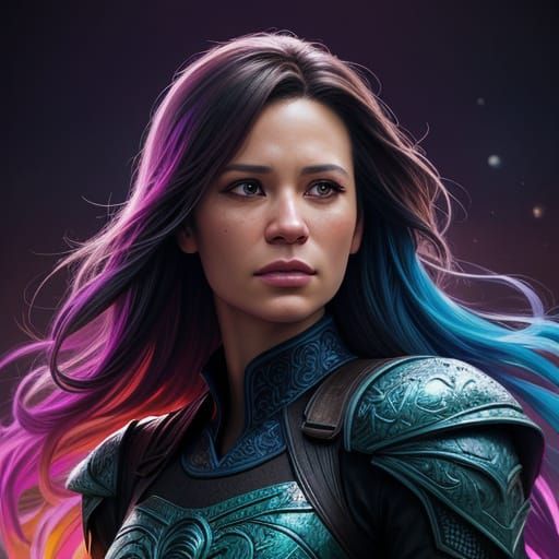 Hyperrealistic Portrait with Dramatic Lighting