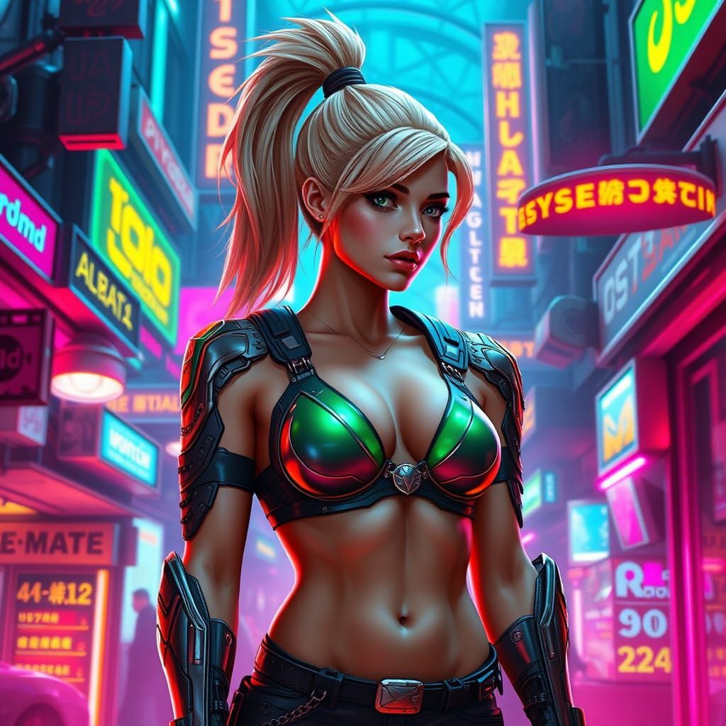 Cyberpunk Cassie Cage