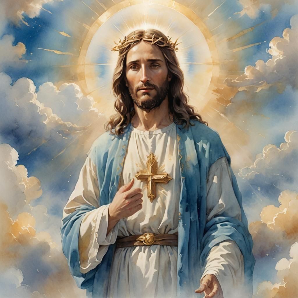 Radiant Jesus Christ in Divine Heavenly Light