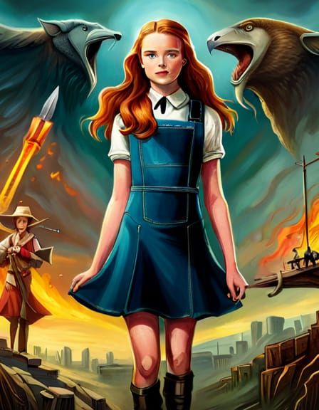Sadie Sink: Comic Book Concept Art