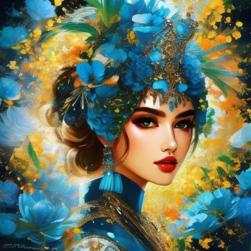 Realistic AI Portrait of a Beautiful Girl