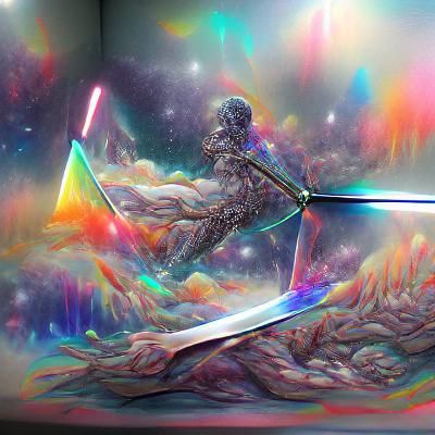 Holographic Astral Sword by Pablo Amaringo