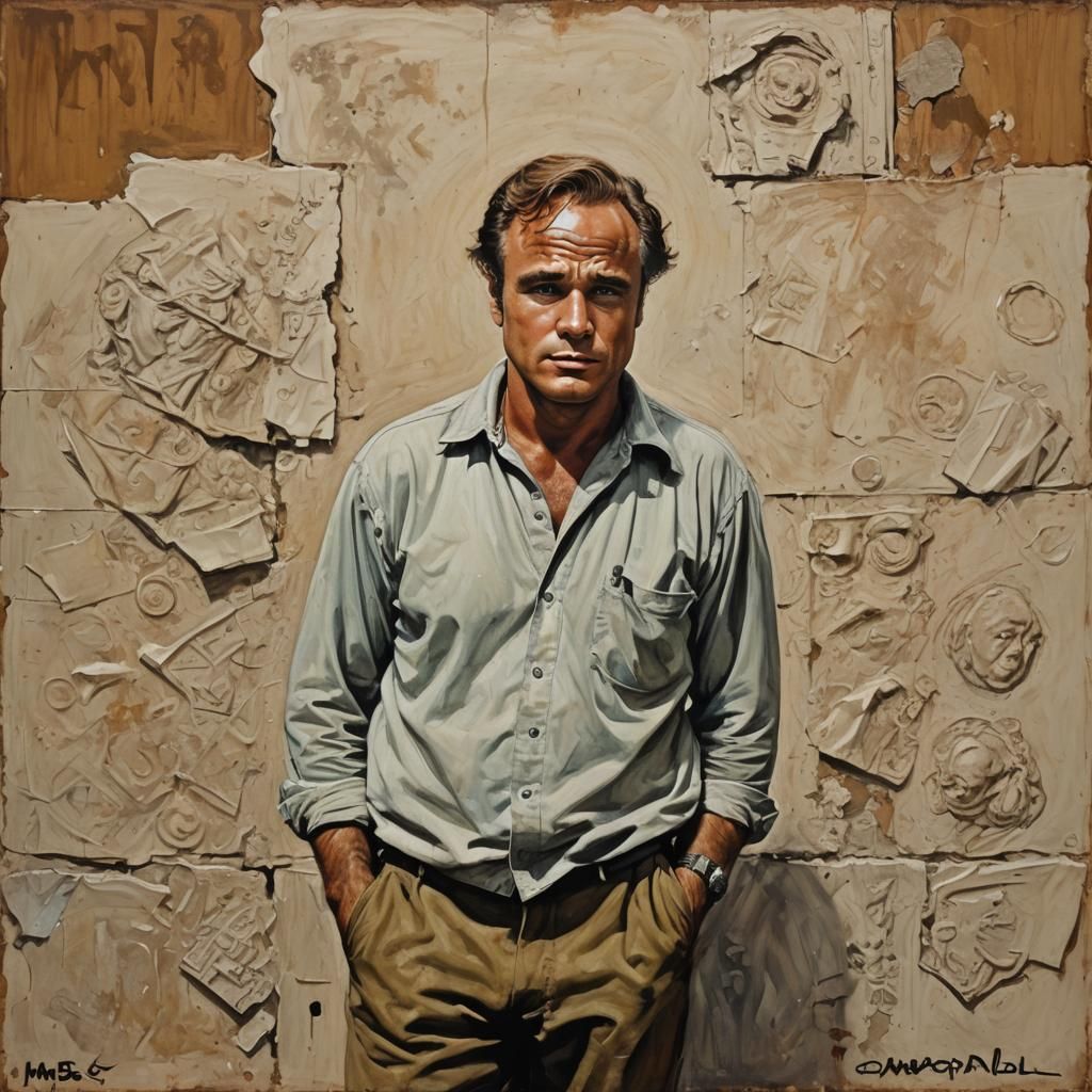 Marlon Brando as MAD Magazine Art, Gurney Style