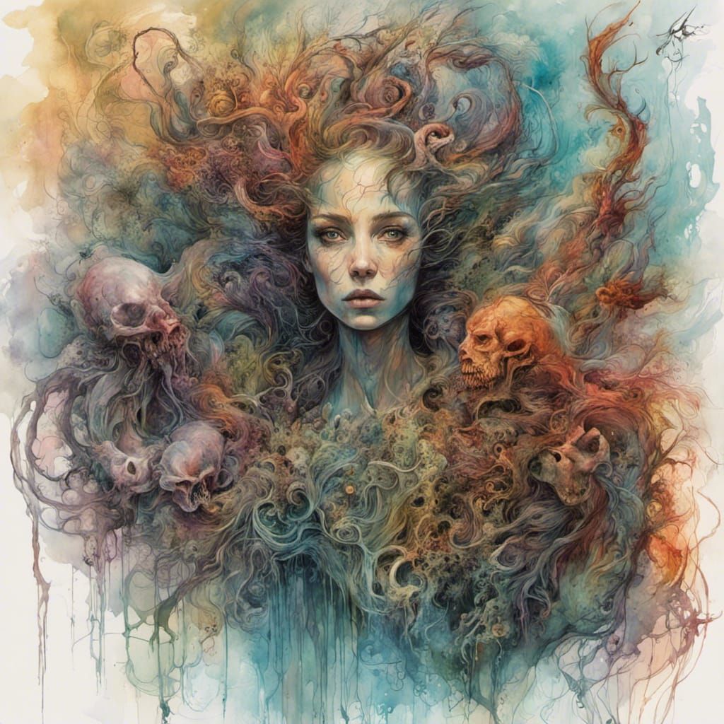 Surrealist Purgatory: Nightmarish Dreamscape of Cosmic Dread