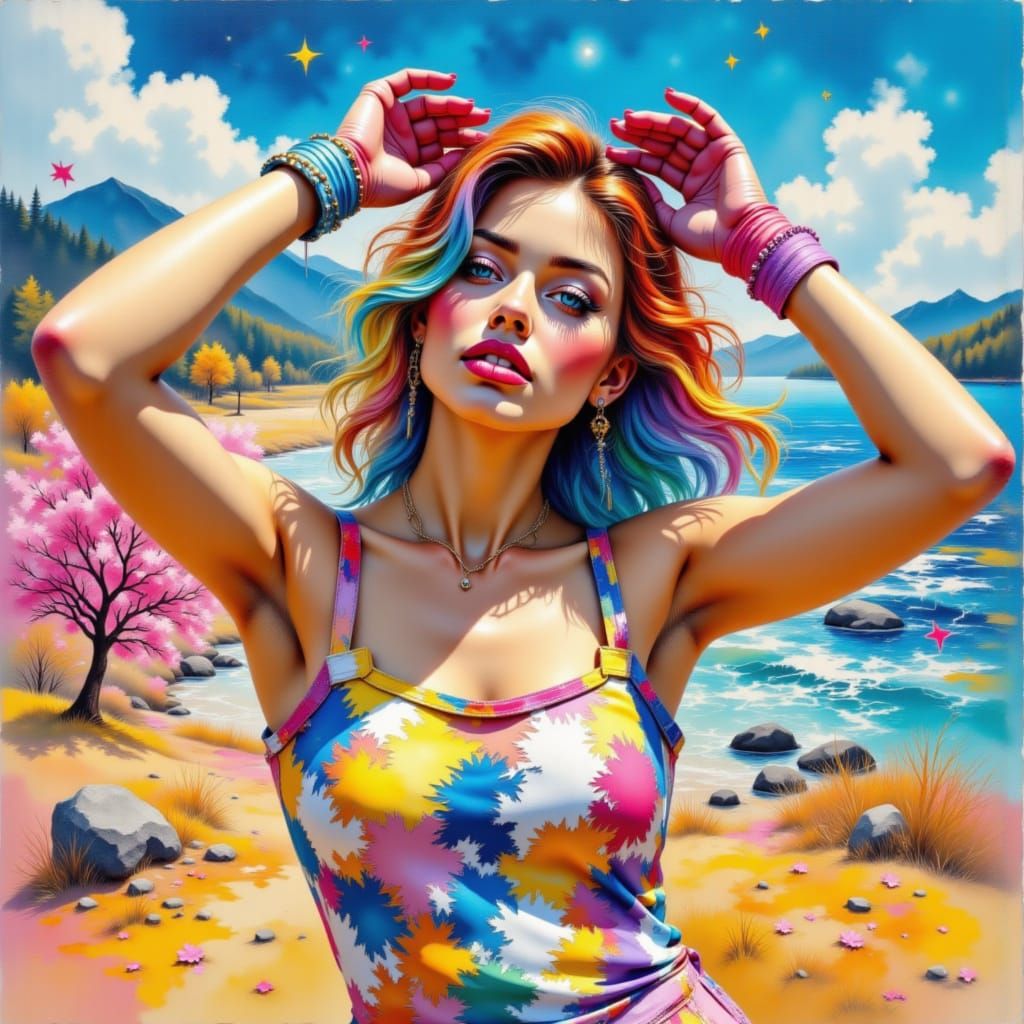 <lora:Painting Styles:1.0>   <lora:Four Seasons DE:1.0>