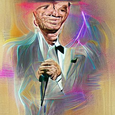AI-Generated Portrait of Frank Sinatra